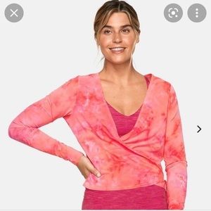 Outdoor Voices Tissueweave Wrap Top
